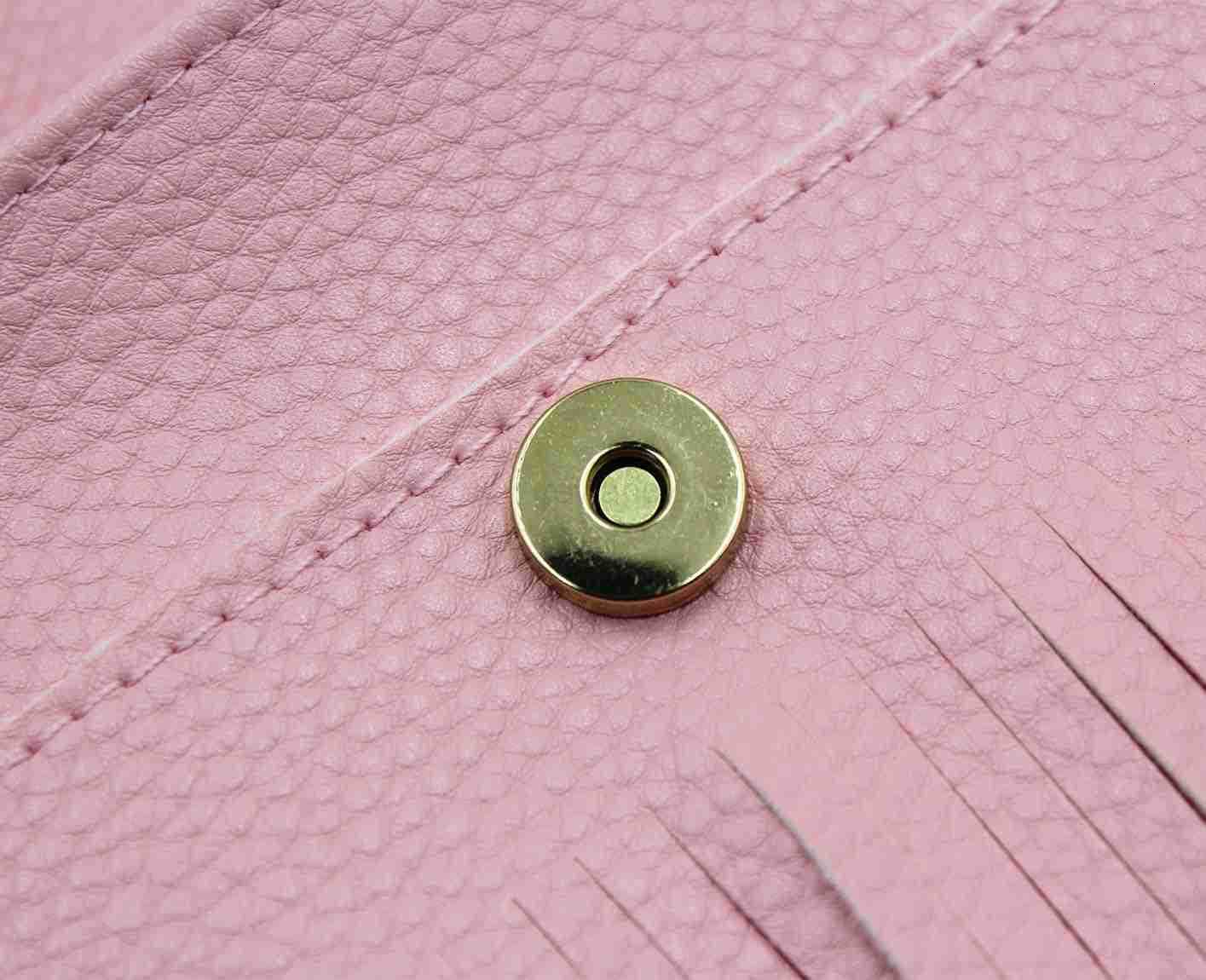 Tassel Shoulder Bag Small Coin Purse Crossbody SaTChel for kids girls Pink 51 x 59W250911