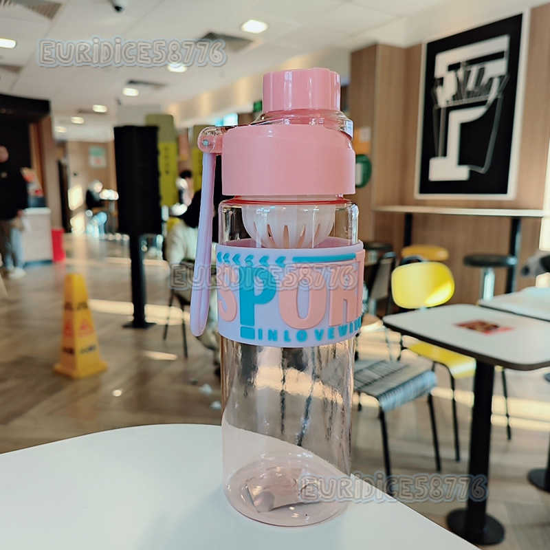 New Portable Plastic Water Cup Large Capacity High Temperature Resistant Leakproof Drinking Cup Summer Student Handy Cup H250911