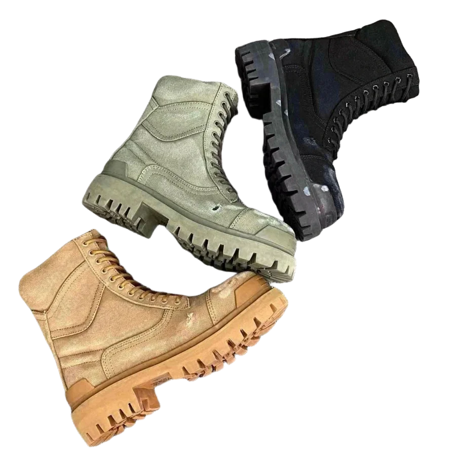 Alaska Fur Casual Boots Strike designer boot Bulldozer booties High Women Men Snow suede calfskin leather Platform Ski Fluffy Furry Rubber wedge ankle N