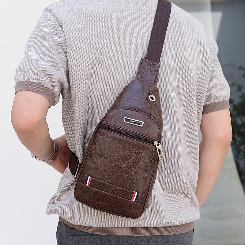 New Men S PU Waterproof Designer Bag Chest Bag Business Casual Shoulder Bag Large Capacity Luxury Bag Crossbody Bag Fashion Portable Free Shipping Pho