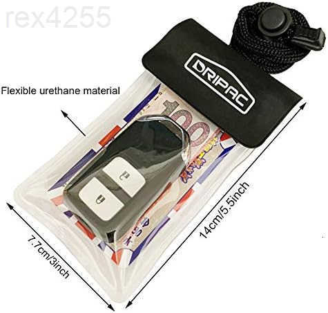 Waterproof Car Key FOB Case Waterproof Wallet Waterproof Holder Pouch For Key ID Badge Credit Card MoneyBlackW250911