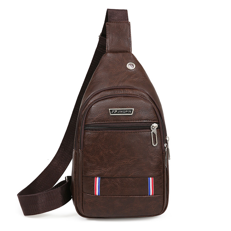 Crossbody Bag Designer Bag Free Shipping Casual Sports Waterproof Luxury Bag Outdoor Korean Style Trendy Men S Crossbody Bag PU Chest Bag Men S Chest 