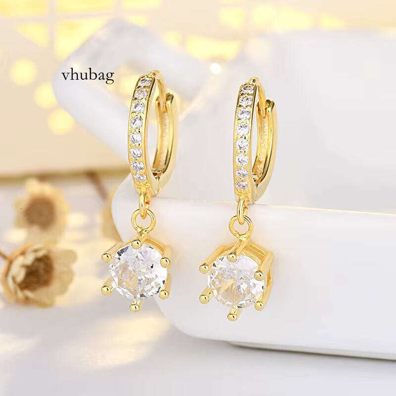 Fashionable Sterling Sier Moissanite Pendant Earrings for Women Anniversary Wedding Engagement Jewelry Gift