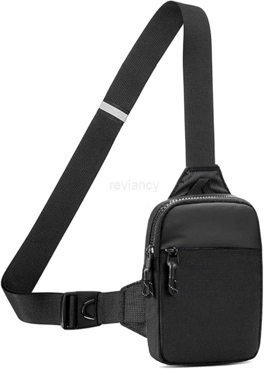 Mini Sling Bag for Men CrossbodySmall Chest Bag Casual Trendy Waterproof Lightweight Phone Crossover DaypackW250911