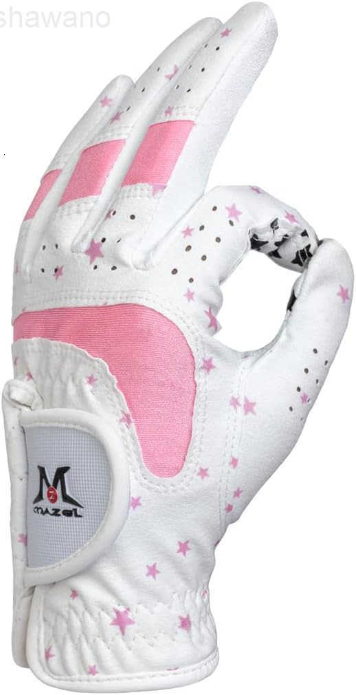 Kids Golf Gloves for Youth Toddler Boys Girls Right Left Hand 1 Pair Mircofiber Breathable Junior Golf Gloves White Red Pink Blue Black Stars ColorAge