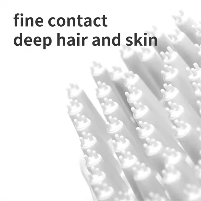 Pets Brush For Bath Dog Cat Massage Brush Grooming Comb Soft Rubber Pets Fur Hair Removal Comb