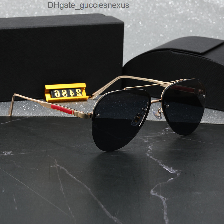 pradliness Prarda Prafa Luxury Designer sunglasses Double Beam Frame Sunglasses Fashion Premium Sunglasses Mens and Womens Outdoor Cycling sunglasses High q CMLF