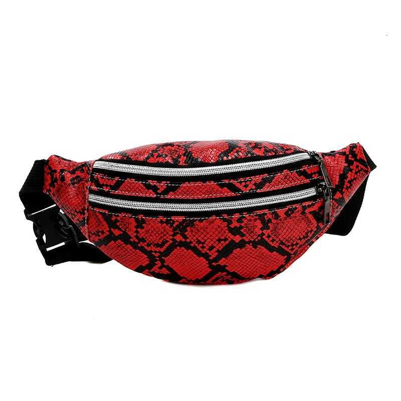 Waist Bag Snakeskin Belt Bag Fanny Pack Beach Travel Banana Fashion Crossbody Phone Pouch Hip Bum Zip Women Purse Chest Bag Z250911