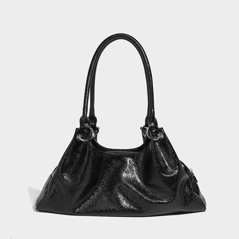 Glossy Leather Millennium Design Single Shoulder Underarm Large Capacity Handbag