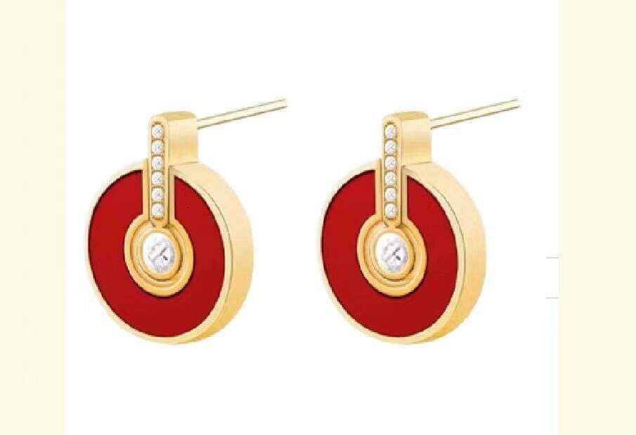 Arrival Signature Necklace Versatile Enamel Light Earrings Niche High-End Collarbone Chain New Model