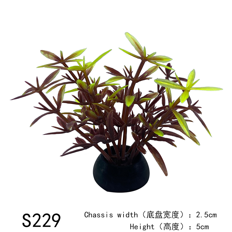 Two-inch aquarium landscaping, decorated foreground grass,Fish tank decorated with artificial plants,Factory direct sales