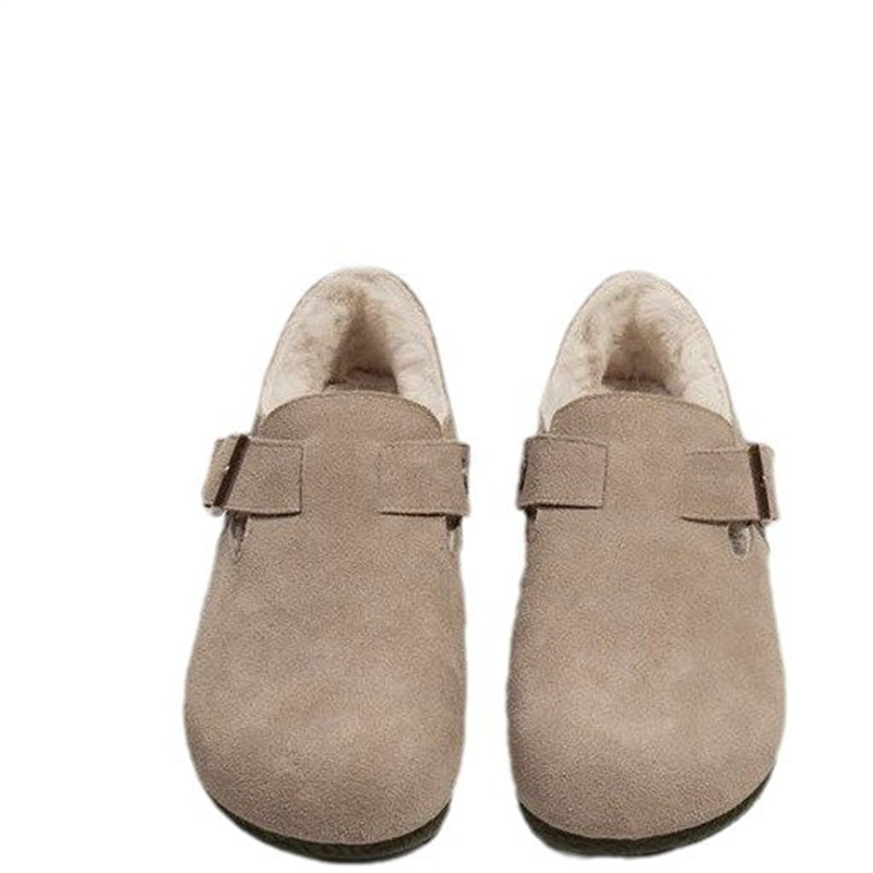 hot free shipping designer Autumn and winter new style with plush thick sole cotton mop women's versatile retro fashion casual shoes brown dh9110