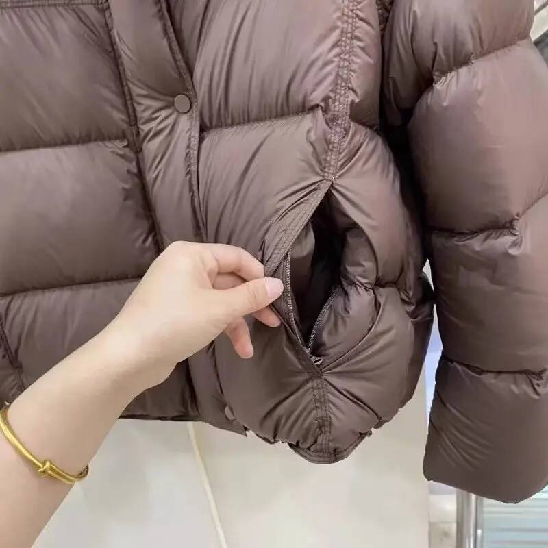 Fashion Hooded Thick Cotton For Women In Winter 2025, Popular Short And High-End Korean Version Warm Jacket