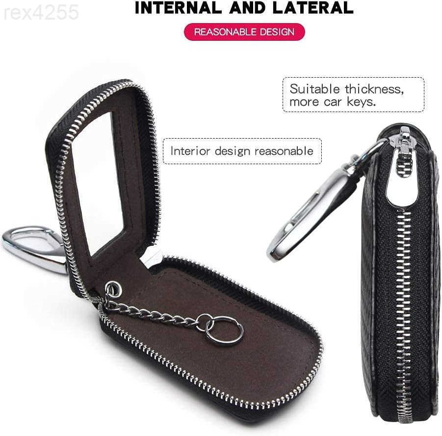 Premium Car Key Fob Case Genuine Leather Car Smart Key fob Holder for Remote Key FobW250911