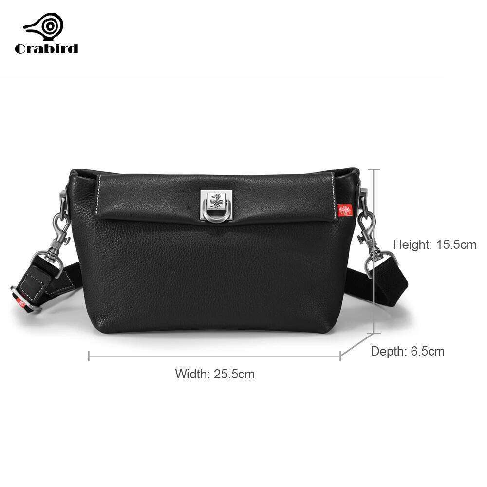 Orabird Casual Women's Crossbody Bag Genuine Cow Leather Fashion Ladies Small City Shoulder Handbags Designer Bags Brand