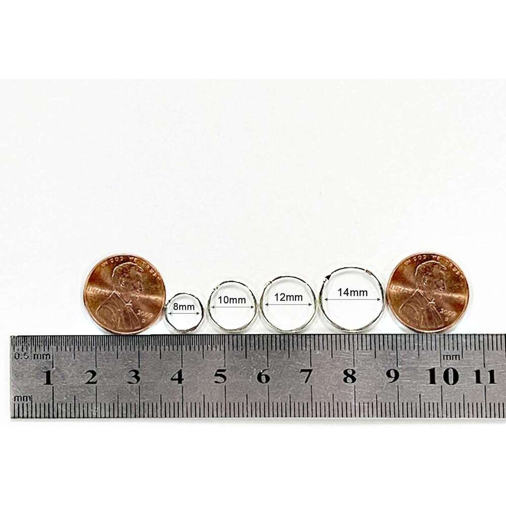 Earrings- Cartilage Endless Small Hoop Set for Women Men, 3 Pairs of Hypoallergenic Sterling Sier Tragus Earrings Nose Lip Rings