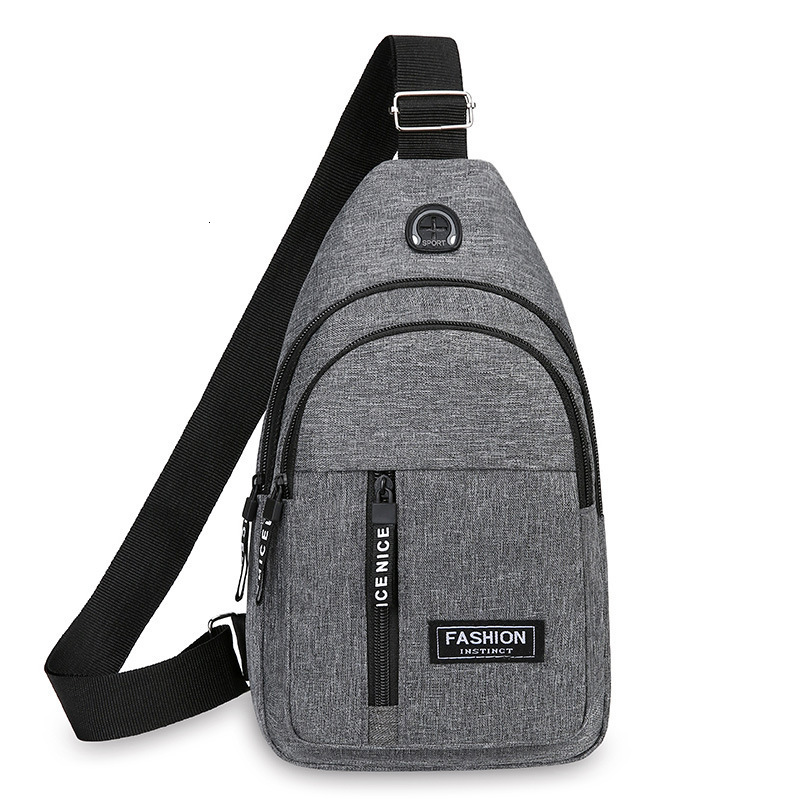 New Men S Oxford Cloth Chest Bag Multi Functional Sports Outdoor Free Shipping Casual Designer Bag Single Luxury Bag Shoulder Bag Small Crossbody Bag