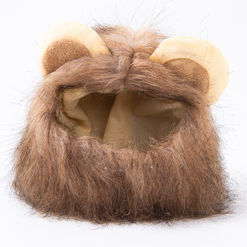 Lion Hat Funny Dog Costumes Hat Cat Hats and Cat-teasing Supplies for Small Dogs Fun Cosplay Outfits