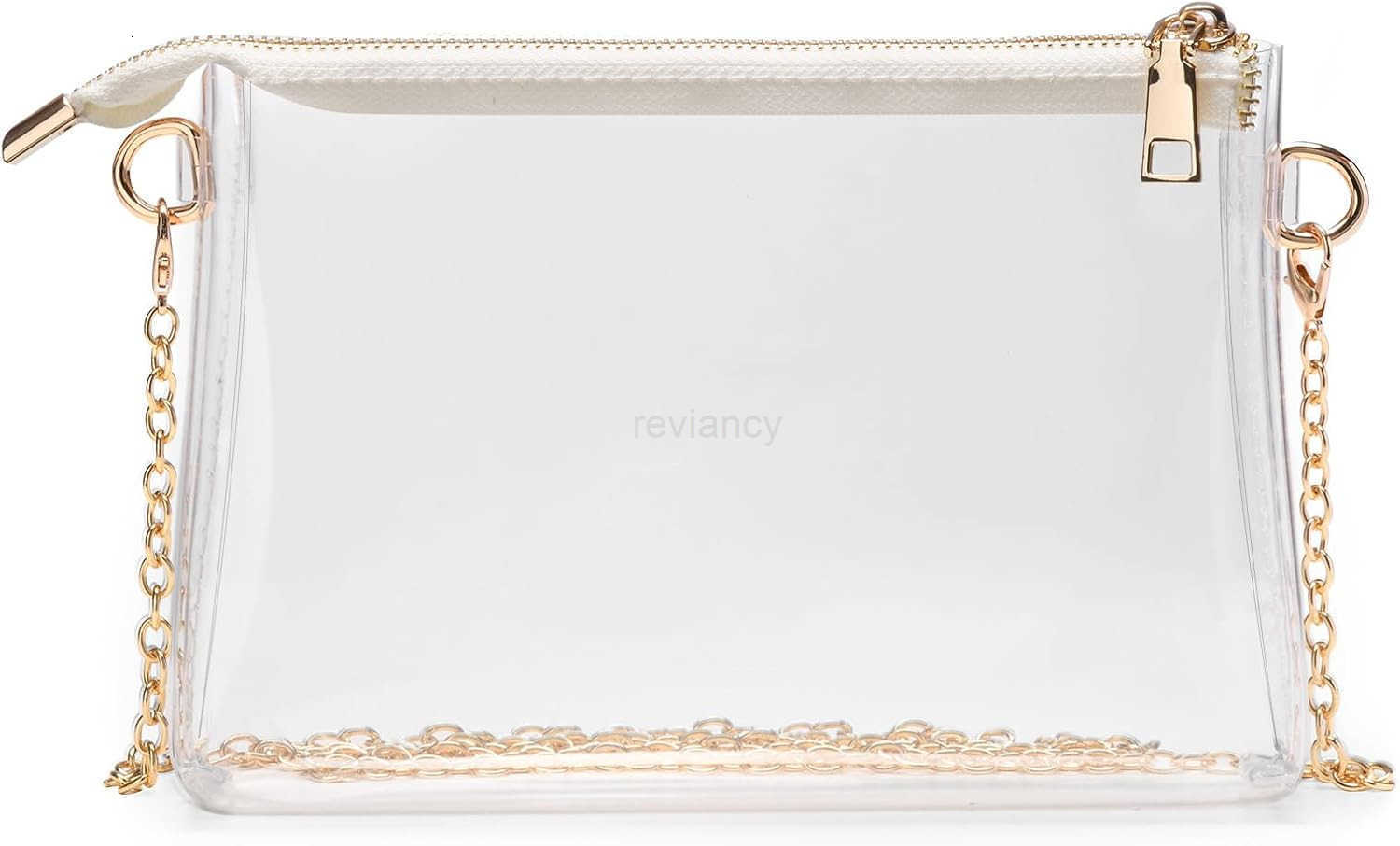 Clear Purse for Women Stadium Approved Small Crossbody Bag with Zipper Clear Stadium Bag for Concerts SportsW250911