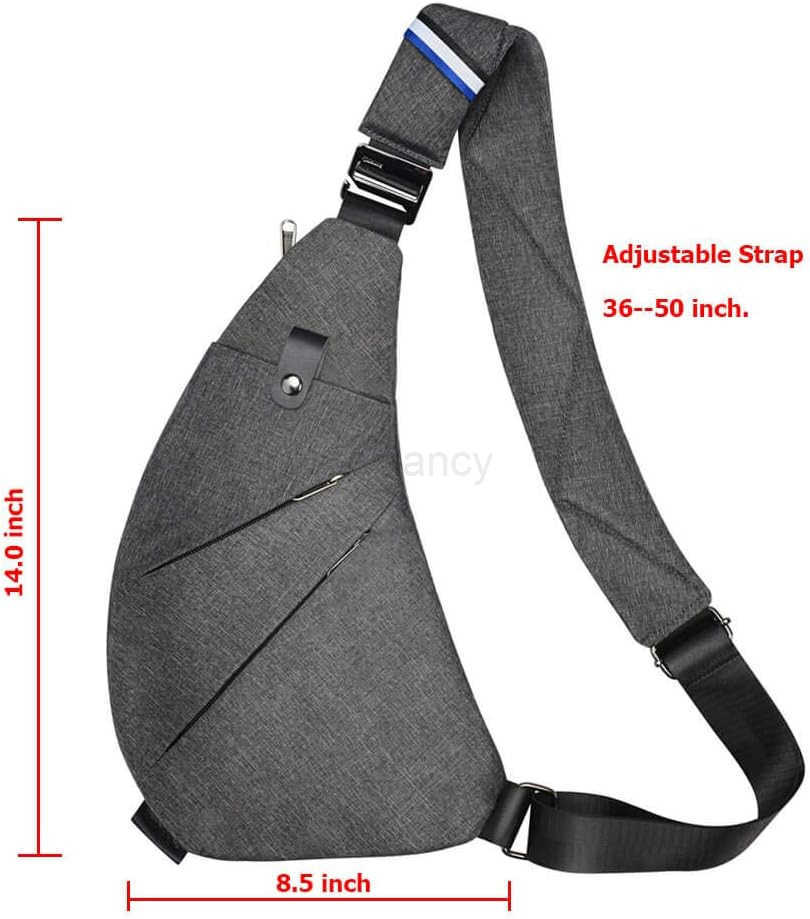 Sling Bag Chest Backpack Casual Daypack Shoulder Crossbody Lightweight Anti Theft Outdoor Sport Travel Hiking for Men WomenW250911