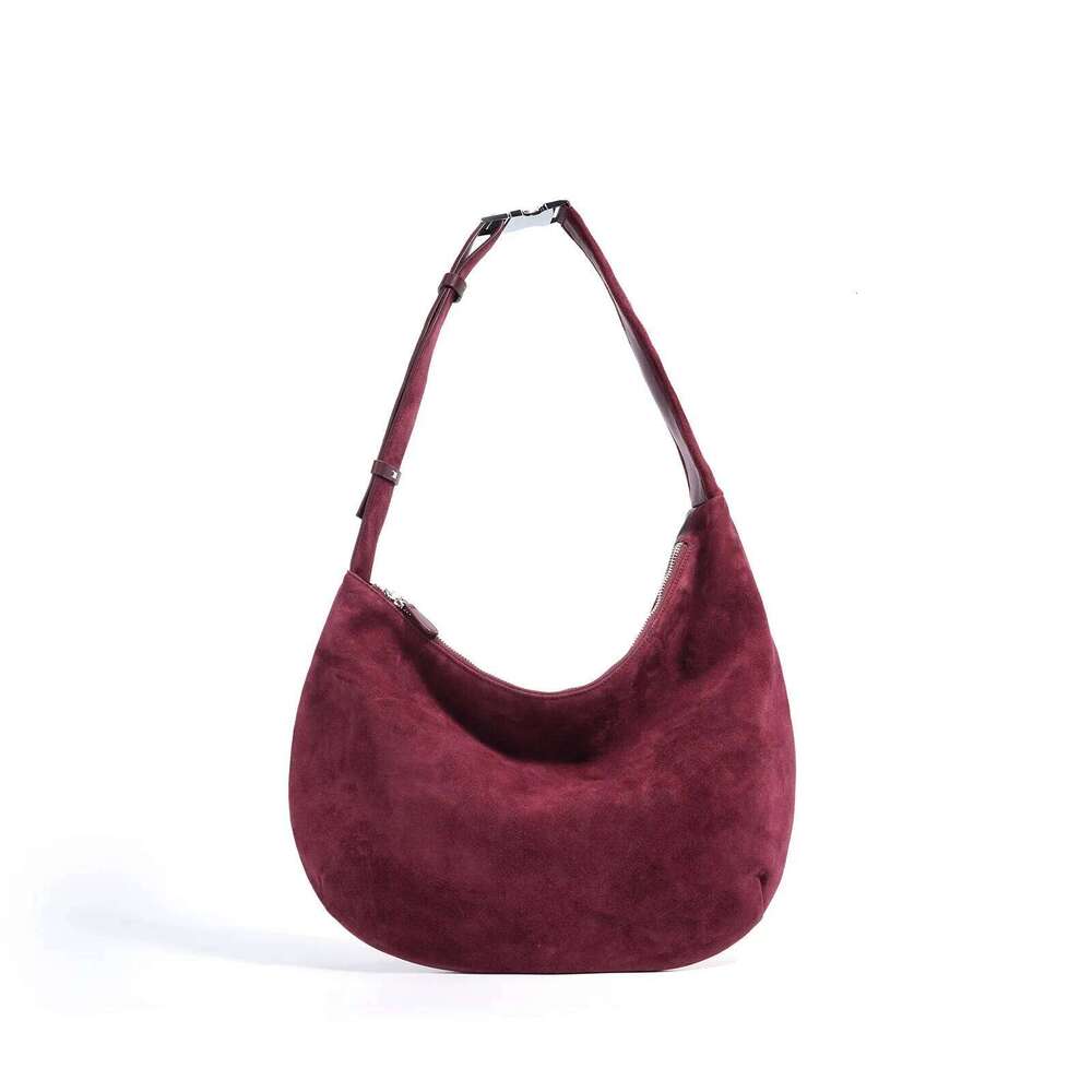 Factory Manufacturer Women's Suede Handbag Top Grain Sheepskin Leather Shoulder Crossbody Bag Tote Fashion Design Wholesale