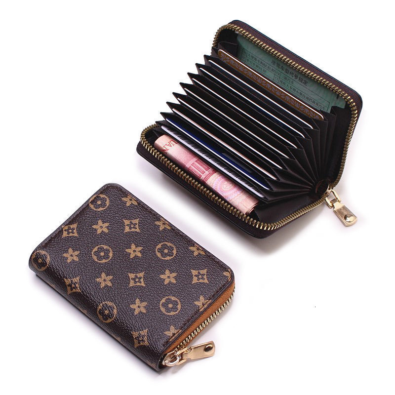 Designer Bag Luxury Bag All-In-One Wallet, Zipper Bag, Shoulder Bag Women's Large Capacity Anti Demagnetization Clip, Mini Shoulder Coin Purse ID