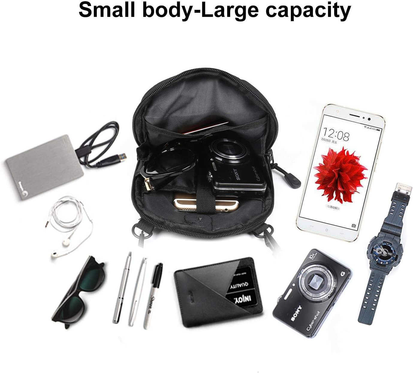 Small Crossbody Bag for Men Mini Messenger Bag Shoulder Bag for Phone PassportW250911