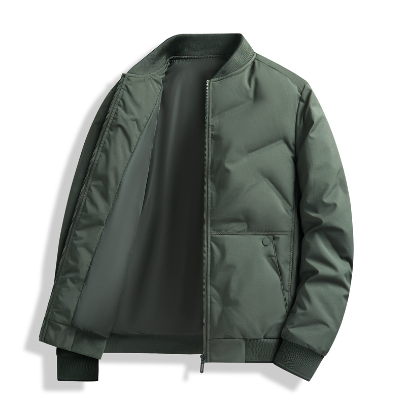 M3505 Spring and autumn heavyweight jacket sweatshirt double zipper hooded cardigan men's sweatshirt