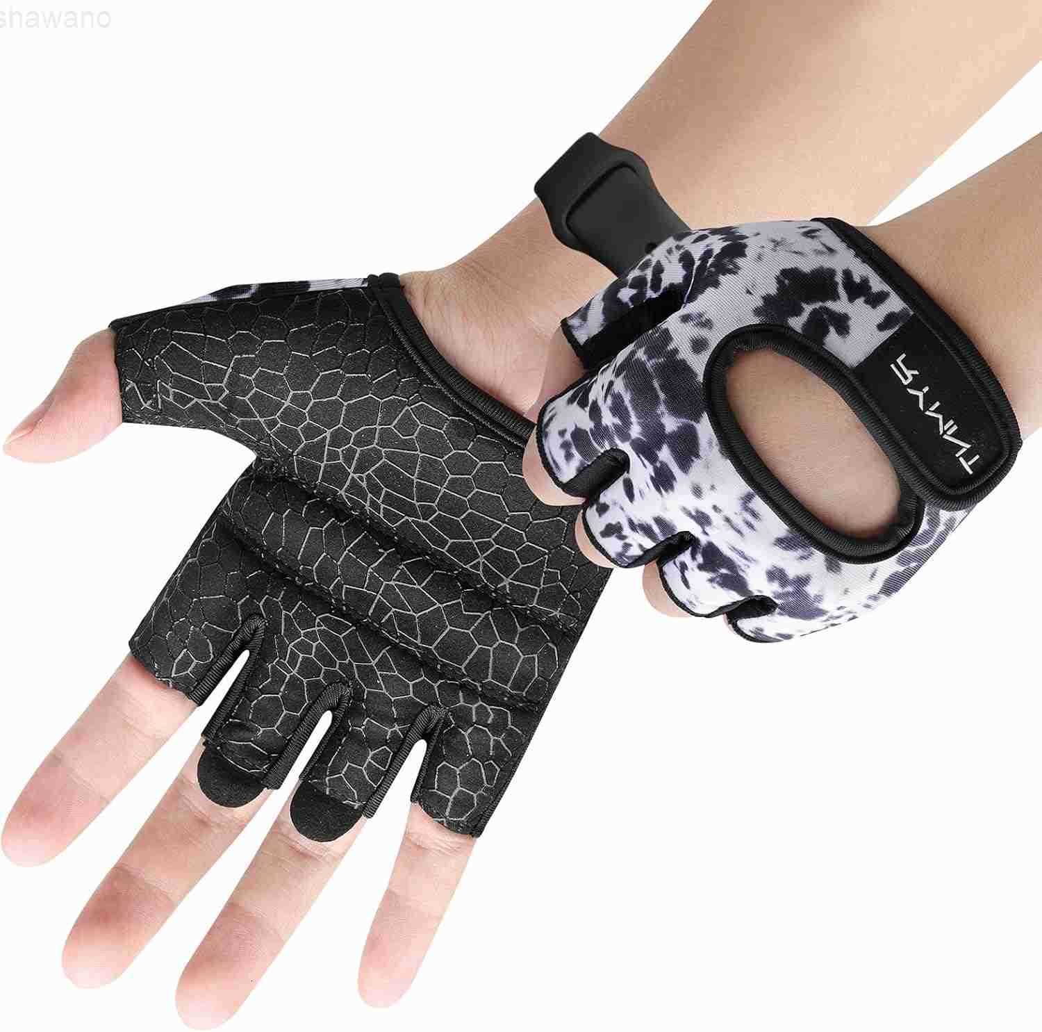 Minimal Weight Lifting GlovesShort Micro Workout Gloves Grip Pads with Full Palm Protection Extra Grip for Men Women WeightliftingGymExercise Training