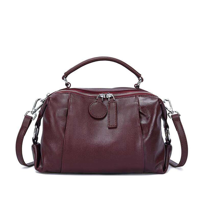 Women's Genuine High Quality Fashion Soft Cow Leather Handbag Lady Shoulder Bag New