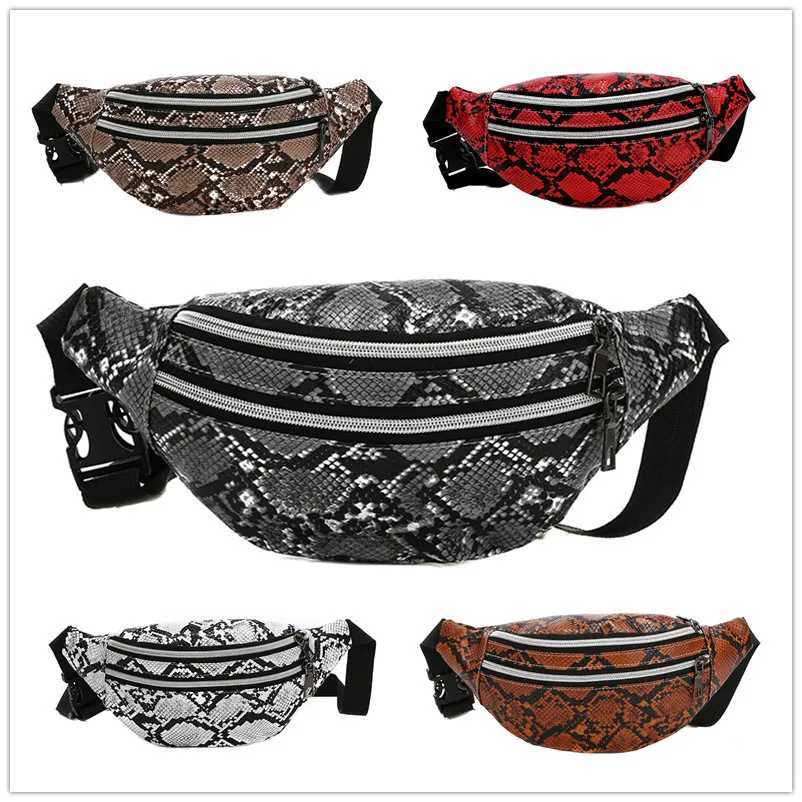 Waist Bag Snakeskin Belt Bag Fanny Pack Beach Travel Banana Fashion Crossbody Phone Pouch Hip Bum Zip Women Purse Chest Bag Z250911