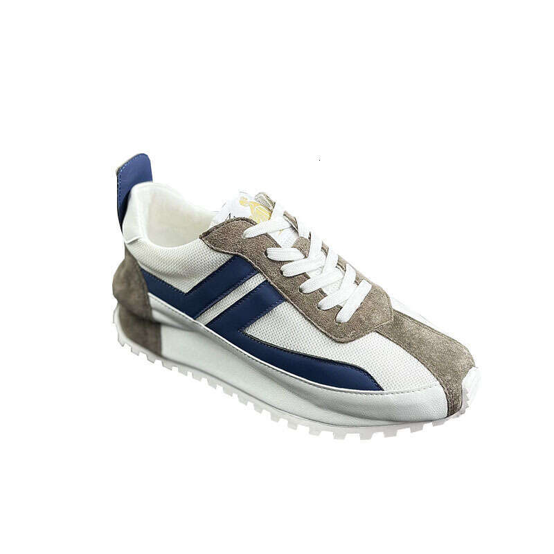 Men's Breathable Sports Casual Thick Sole Height Increasing Forrest Gump Trendy Fashion Versatile Mesh Color Block Shoes for Men