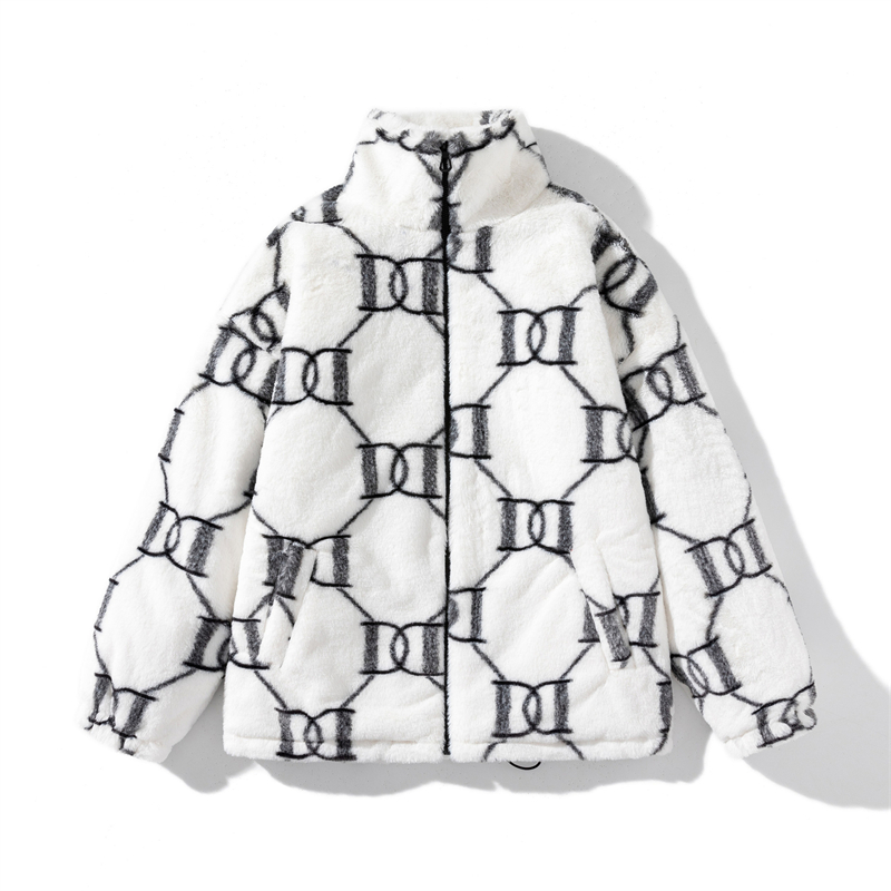 Free shipping designer womens Jackets for women new fashionable outerwear for winter loose and versatile with thick cotton fur jacket