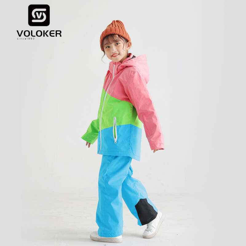 Children's Hardshell Wear Men's And Women's Winter Snowboard Double Board Equipment Warm Waterproof Ski Suit