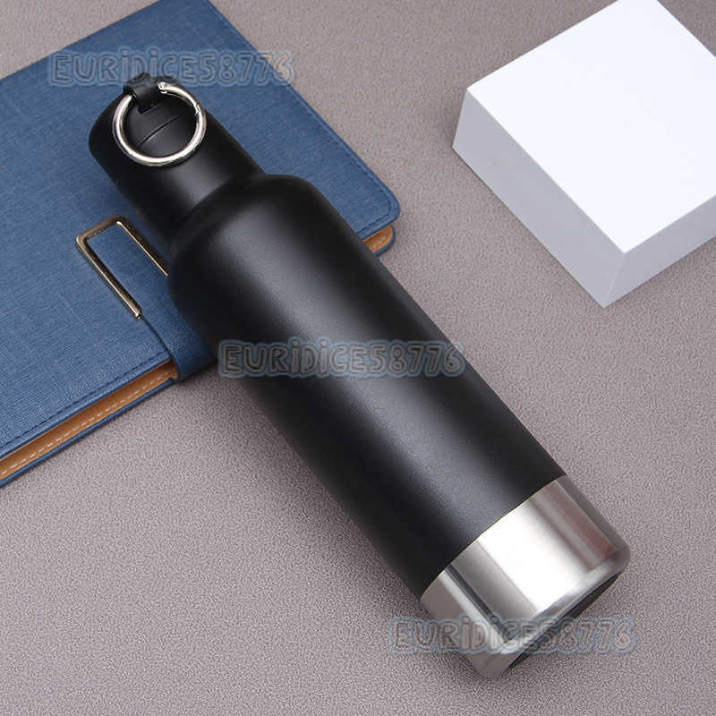 Stainless Steel Insulated Cup Outdoor Portable Sports Water Bottle Simple Water Cup Space Bottle Small Mouth Bottle H250911
