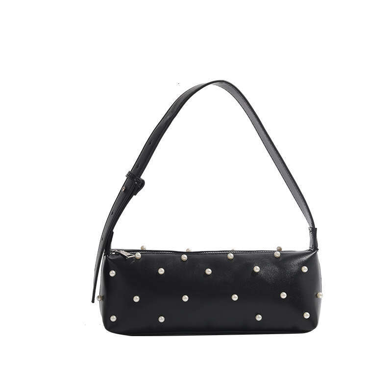 New Textured Baguette Underarm Bag Niche Hot Designer Bags Girl Handbag Fashion Single Shoulder