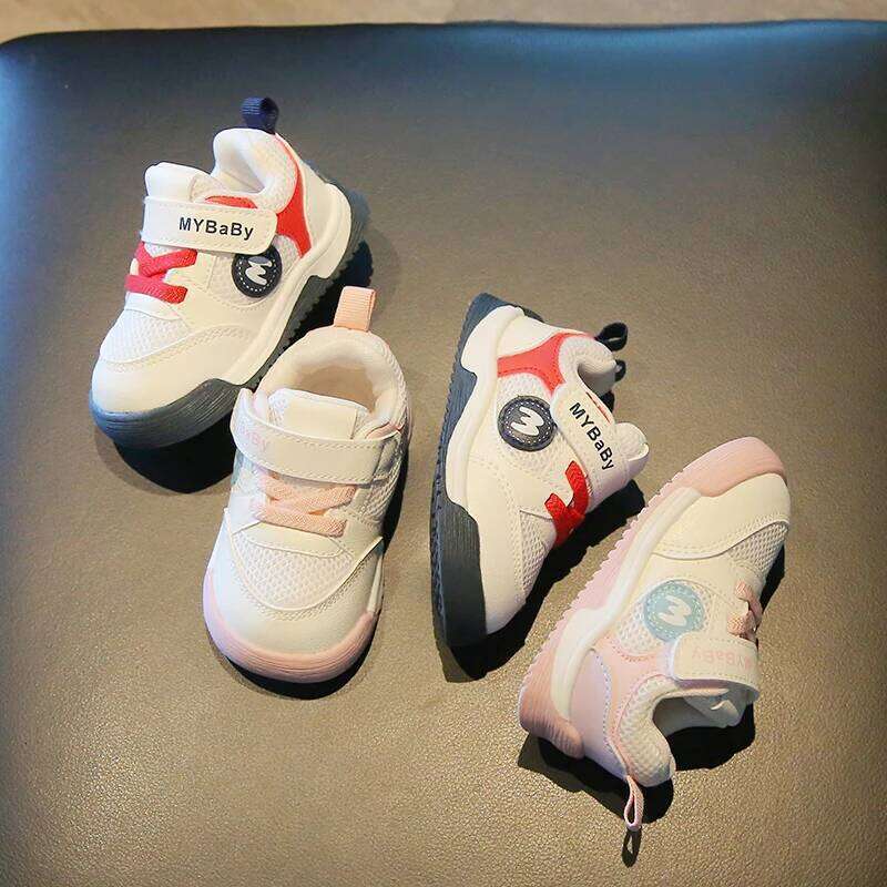 Baby Boys Girls 2024 Fall New Walking Shoes Casual Fashion Sports Wind Soft Bottom Non-slip Sneakers