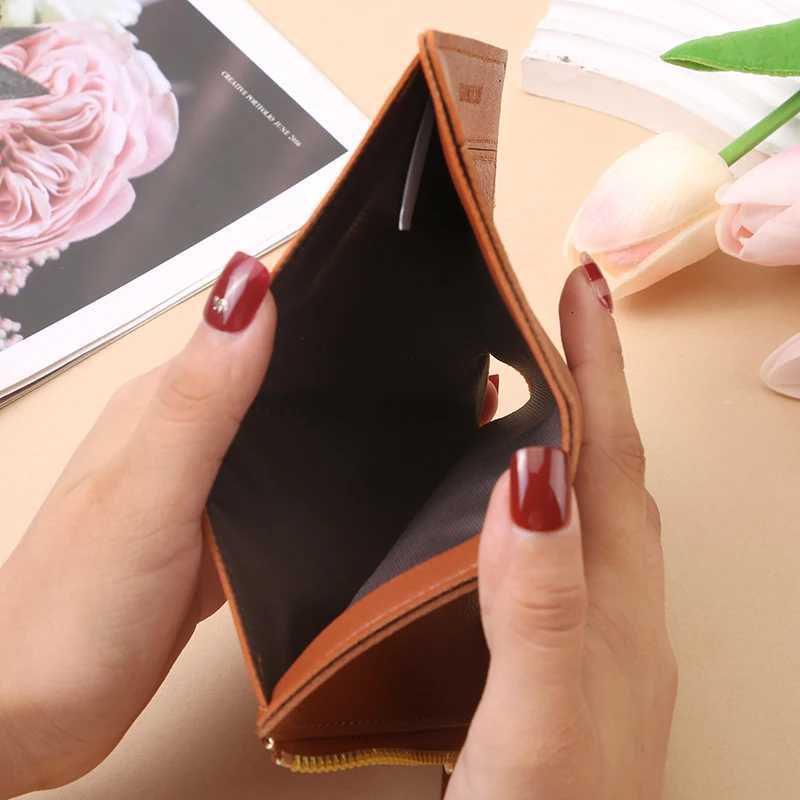 Short womens zipper wallet matte versatile purse versatile multicard slot small money clip storage bag W250911