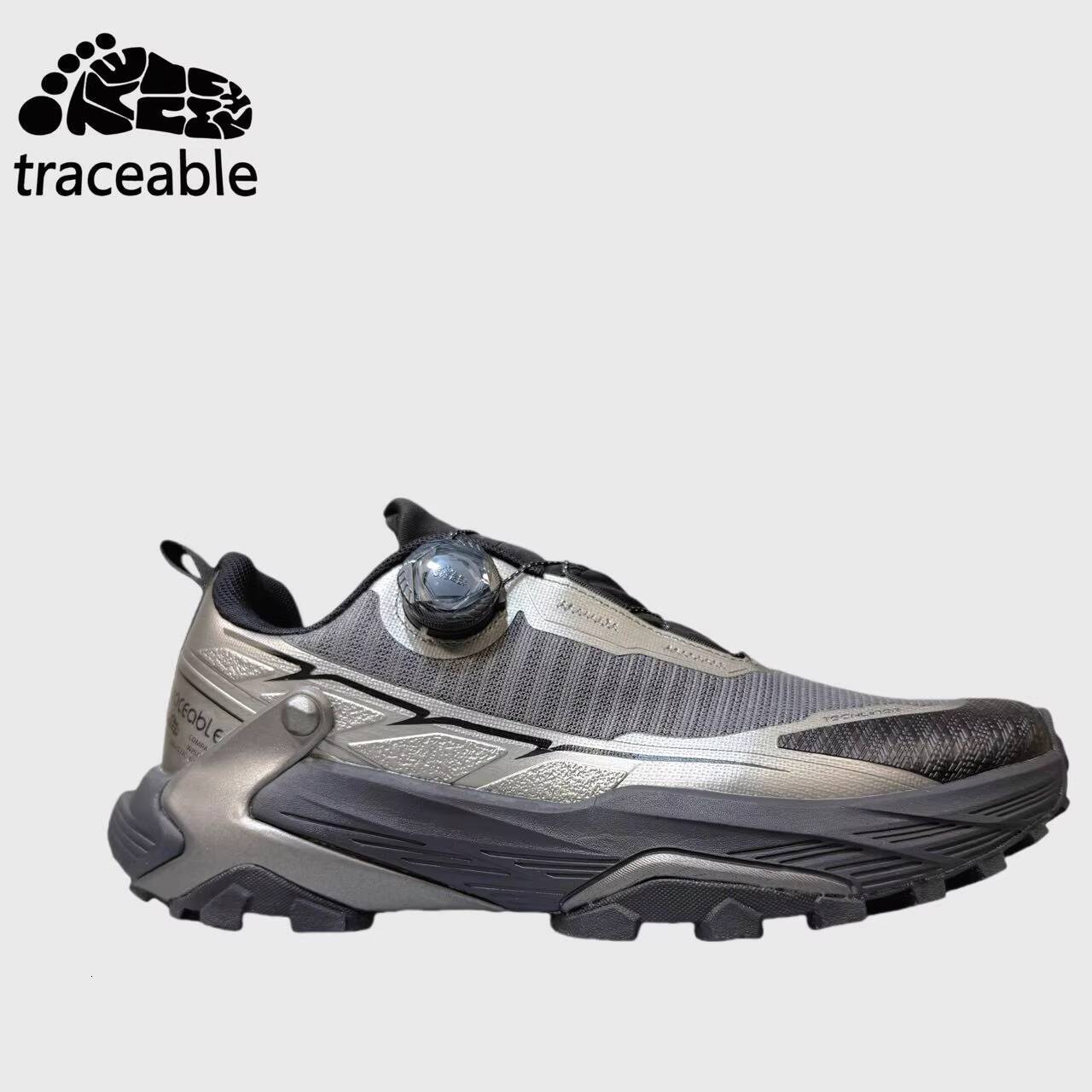 TGPL Foreign Trade Men's Non-Slip Wear-Resistant Outdoor Lightweight Hiking Button Trail Summer Breathable Sports Women's Shoes