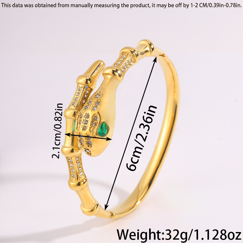 jewelry designer for women Narrow Single Circle Snake Bracelet Dia High Quality Gold Plated Bangle Christmas luxury Birthday Gift no fade
