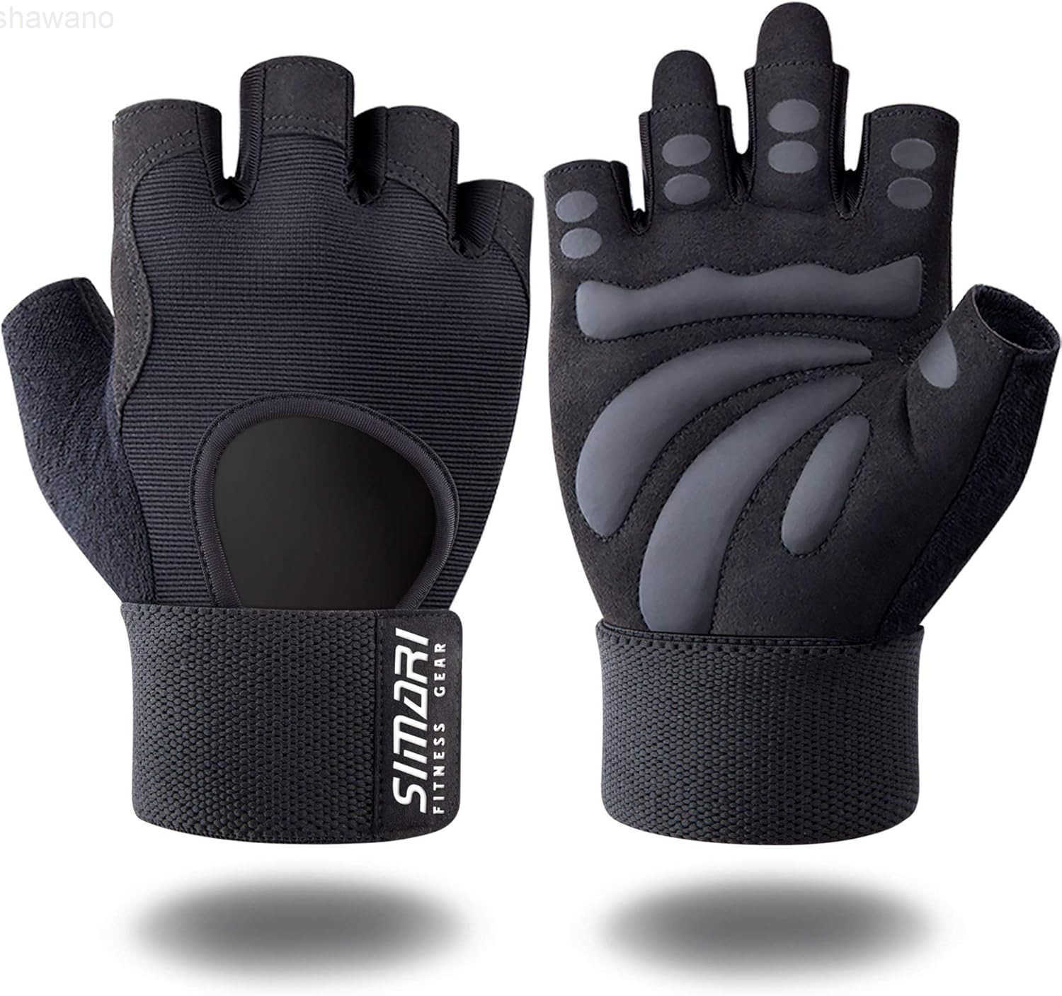 Breathable Workout Gloves for Men and Women Padded Weight Lifting Gloves with Great Grip Full Palm Protection for Gym Training Cycling Weightlifting E