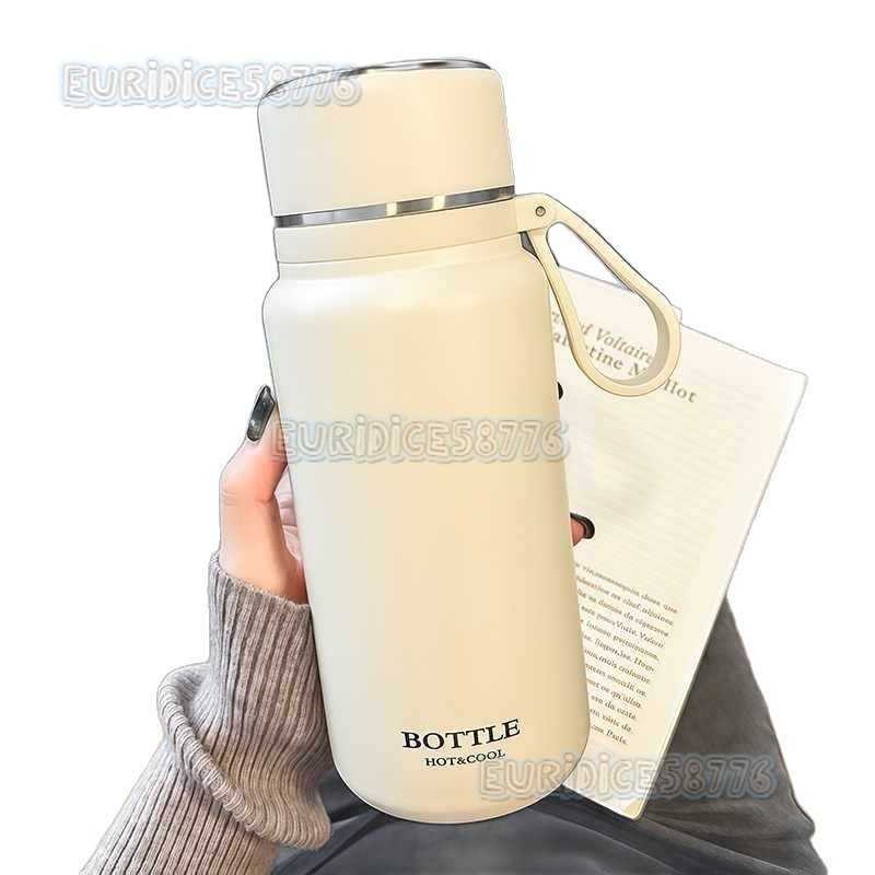 Large Capacity Stainless Steel Insulated Cup High Aesthetic 2025 New Model Water Cup for Men and Women Students Tea Water Separation Tea Brewing Cup H