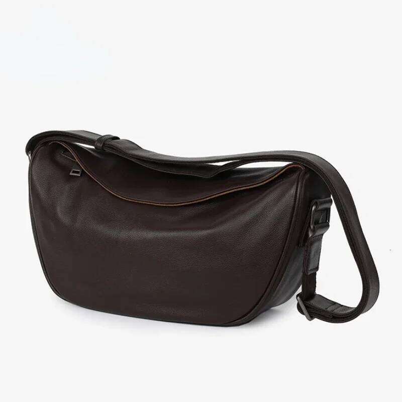 Real Cow Leather High Quality for Women Shoulder Bag Top Layer Cowhide Ladies Vintage Fashion Crossbody Handbag