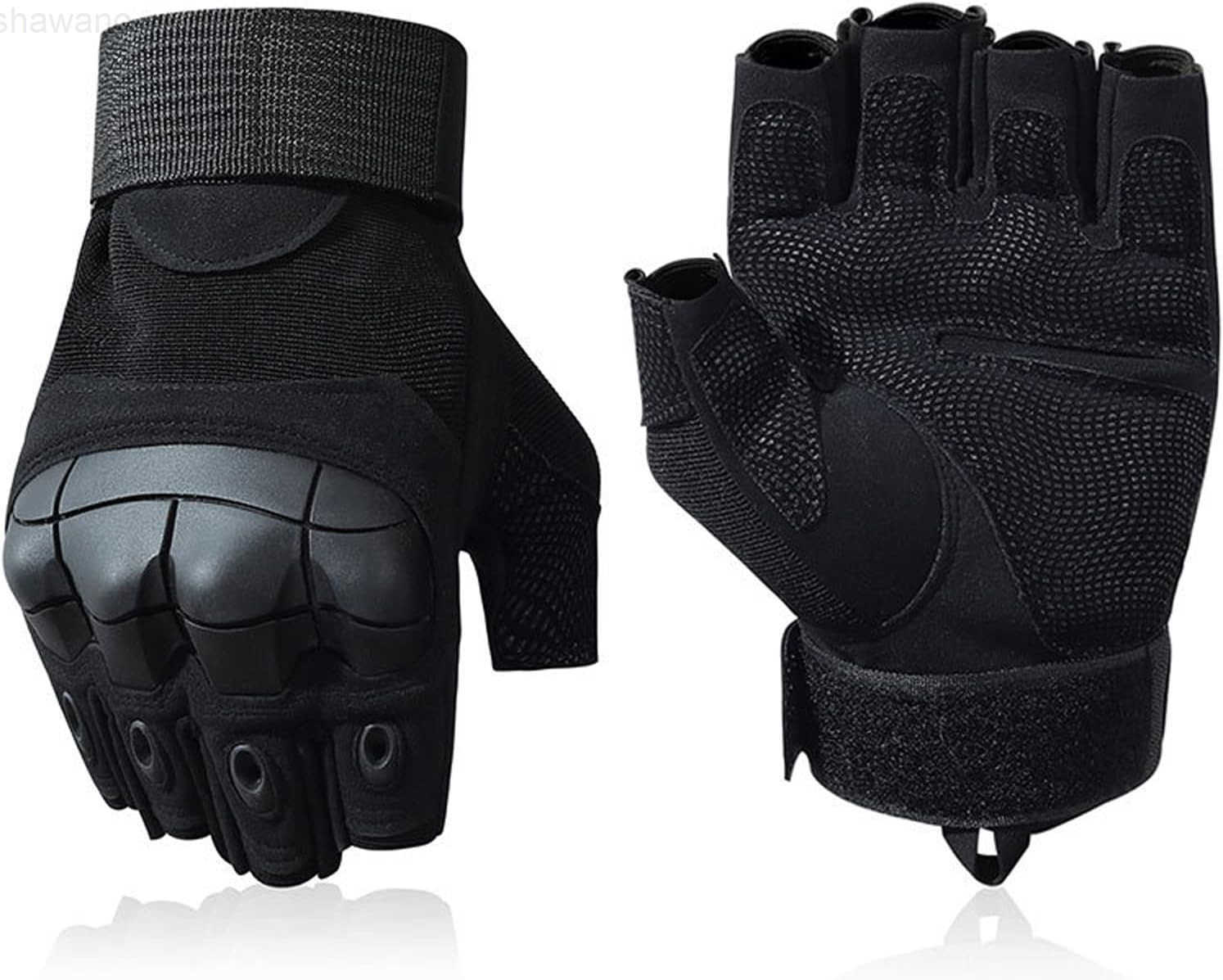 Outdoor Fingerless Gloves for Men Driving Hiking Biking Motorcycle GlovesW250911