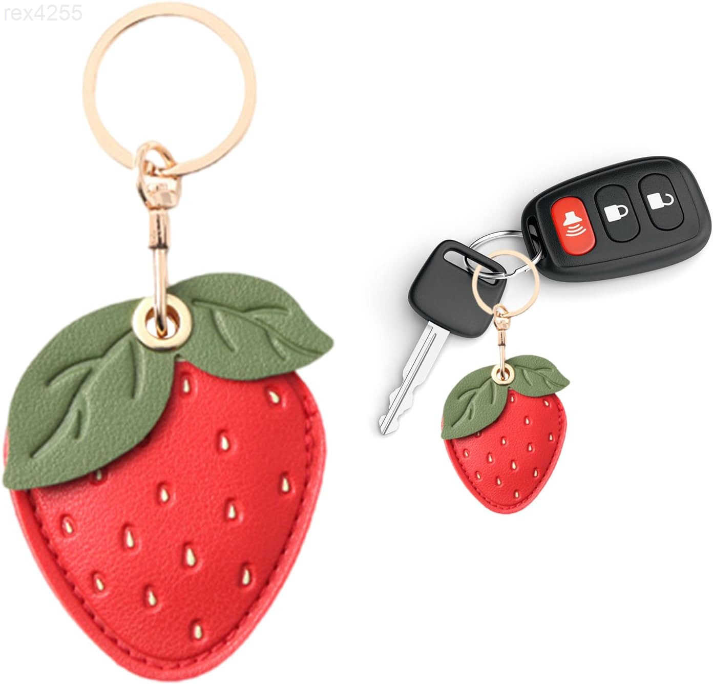 Leather Keychain Case Holder for tagProtective Air Tag Cover with Keychain RingAntiScratch Airtags Case for KeysW250911