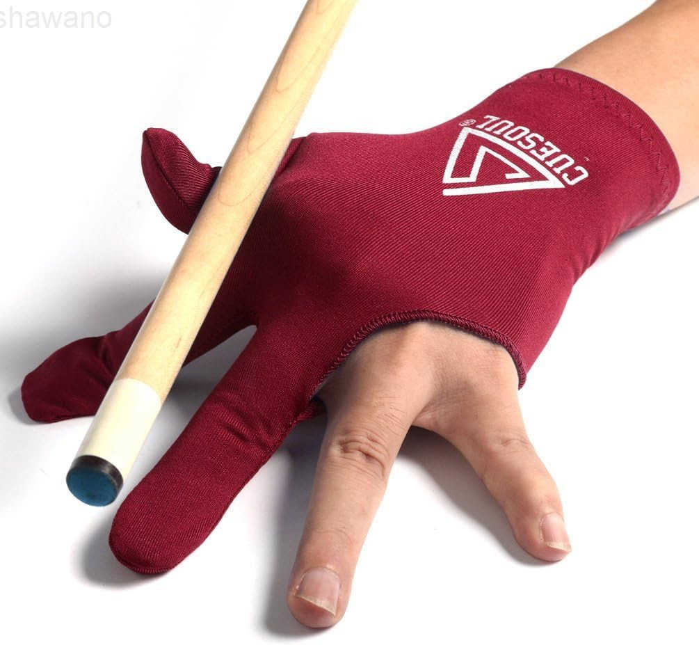 10pcsSet 3 Finger Billiards Gloves Pool Cue GlovesW250911