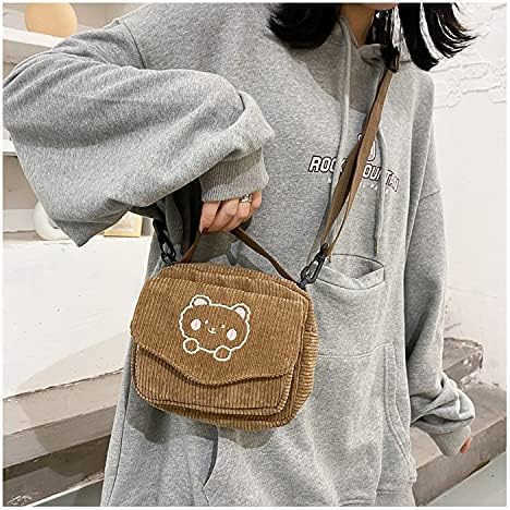 Purse Crossbody Bag and Wallet Corduroy PurseW250911