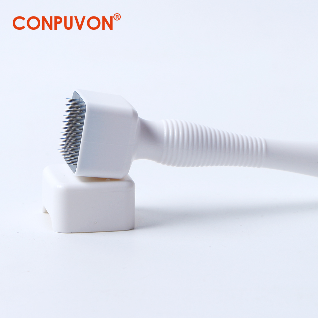Adjustable Needle Length CONPUVON Microneedling Derma Stamp Home Skin Care Tool for Collagen Stimulation beard