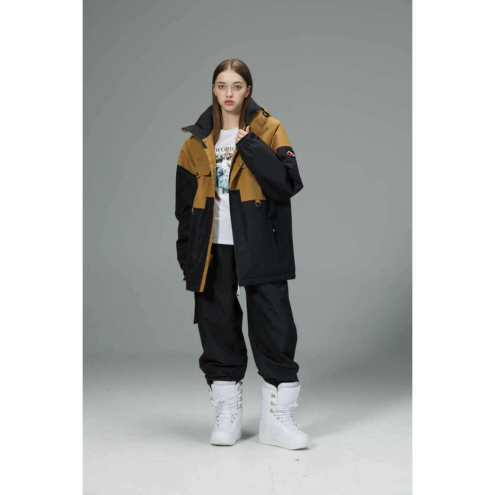 Women's Snowboard Double Board Mountaineering Outdoor Skiing Windproof Waterproof Warm