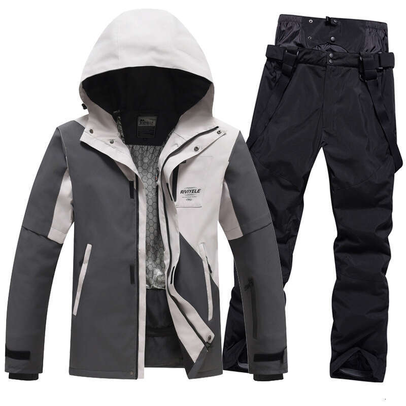 New Windproof Waterproof Thickened Men's Women's Workwear Suits For Outdoor Mountaineering And Skiing Clothes